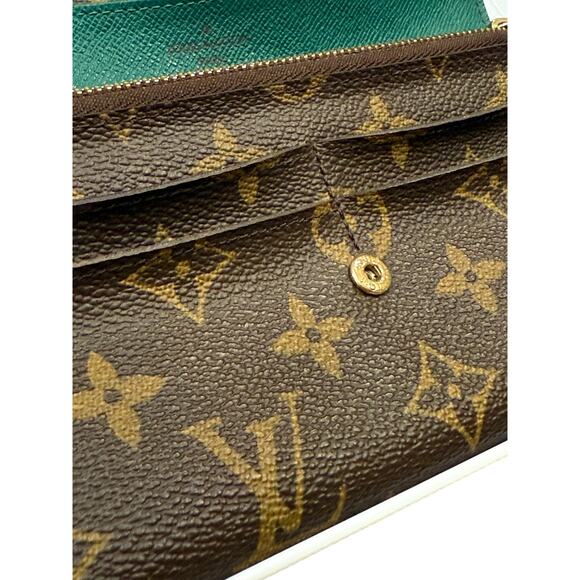 Louis Vuitton Emilie Monogram Wallet with Green Interior Vintage - Picture 3 of 7